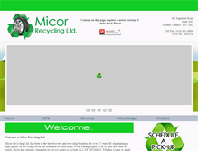 Tablet Screenshot of micorrecycling.com